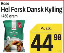 ABC Lavpris Rose Hel Fersk Dansk Kylling tilbud