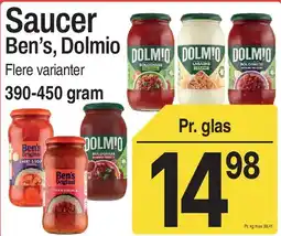 ABC Lavpris Saucer (Ben's, Dolmio) tilbud