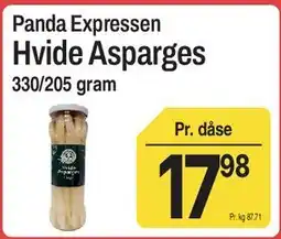 ABC Lavpris Panda Expressen Hvide Asparges tilbud