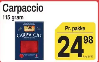 ABC Lavpris Carpaccio tilbud