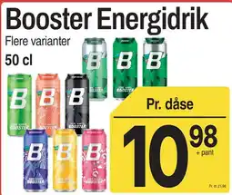 ABC Lavpris Booster Energidrik tilbud