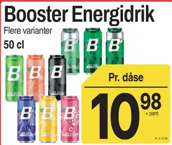 ABC Lavpris Booster Energidrik tilbud