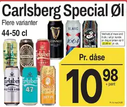 ABC Lavpris Carlsberg Special Øl tilbud