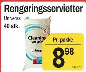 ABC Lavpris Rengøringsservietter tilbud