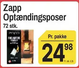 ABC Lavpris Zapp Optændingsposer tilbud