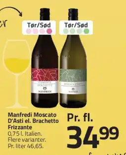 Fleggaard Manfredi Moscato d'Asti / Brachetto Frizzante tilbud