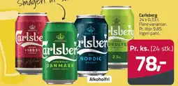 Fleggaard Carlsberg (24 x 0.33 l) tilbud
