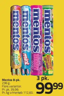 Fleggaard Mentos (rør) tilbud