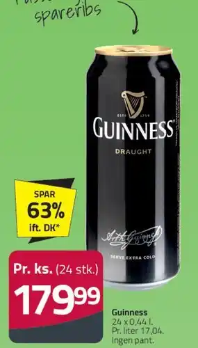 Fleggaard Guinness Draught tilbud
