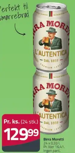 Fleggaard Birra Moretti L'Autentica tilbud