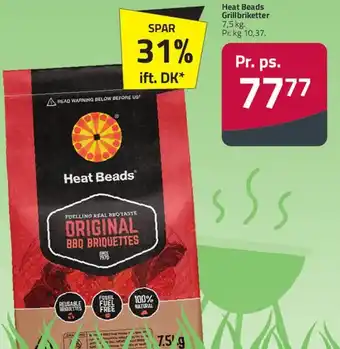 Fleggaard Heat Beads Original BBQ Briquettes tilbud