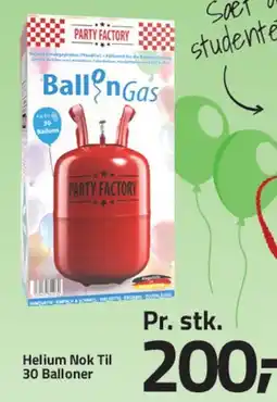 Fleggaard Helium (til ca. 30 balloner) tilbud