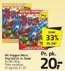 Fleggaard Mr. Popgun Micro Popcorn tilbud