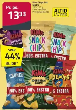 Fleggaard KiMs chips / snack tilbud