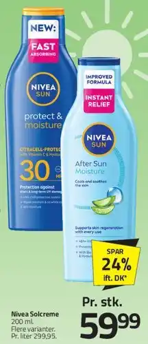 Fleggaard Nivea Sun (Protect & Moisture / After Sun) tilbud