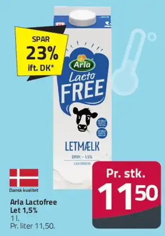 Fleggaard Arla Lactofree Letmælk 1,5% tilbud