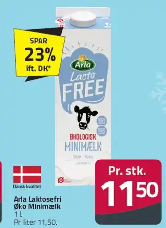 Fleggaard Arla LactoFree Øko Minimælk tilbud