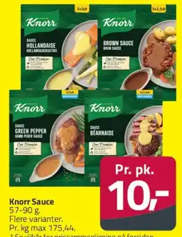 Fleggaard Knorr Sauce (flere varianter) tilbud