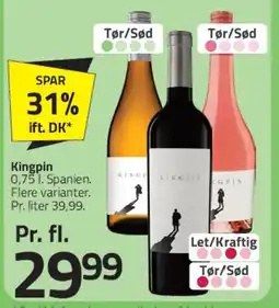 Fleggaard Kingpin (flere varianter) tilbud