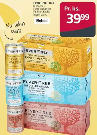 Fleggaard Fever-Tree Tonic Water (pakke) tilbud