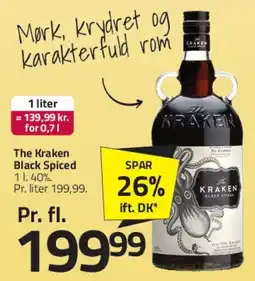 Fleggaard The Kraken Black Spiced Rum tilbud
