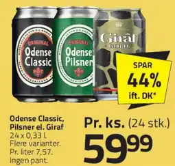 Fleggaard Odense Classic / Pilsner (24 stk.) tilbud