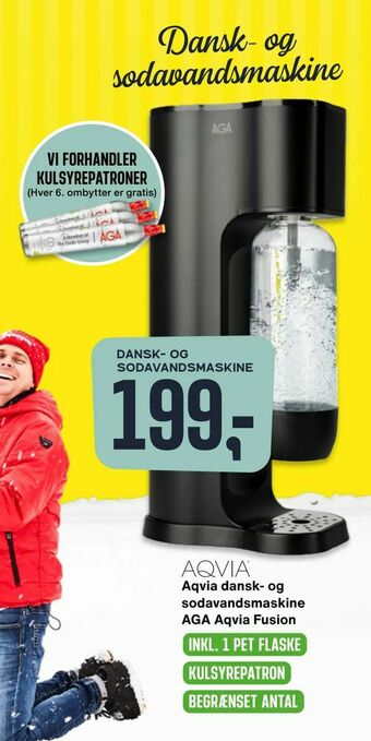 Aqvia dansk- og sodavandsmaskine AGA Aqvia Fusion