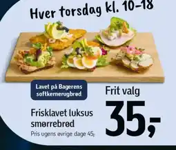 Føtex Frisklavet luksus smørrebrød tilbud