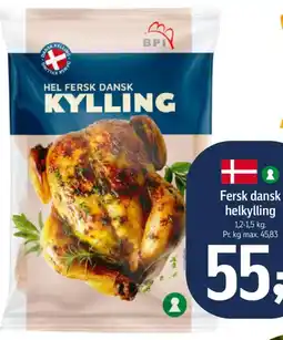 Føtex Fersk dansk helkylling tilbud