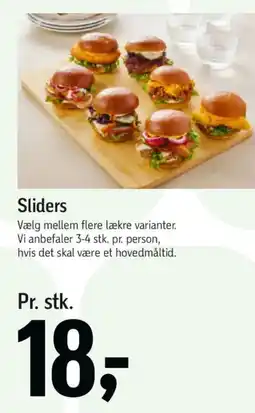 Føtex Sliders tilbud