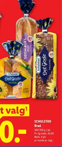 Lidl SCHULSTAD Brød tilbud