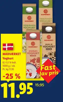 Lidl MADVÆRKET Yoghurt tilbud