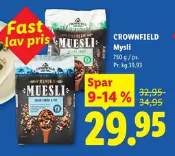 Lidl CROWNFIELD Mysli tilbud