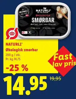 Lidl NATURLI' Økologisk smørbar tilbud