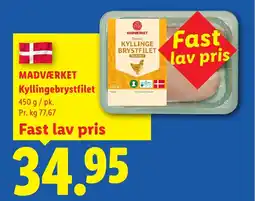 Lidl MADVÆRKET Kyllingebrystfilet tilbud