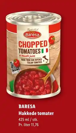Lidl BARESA Hakkede tomater tilbud