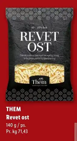 Lidl THEM Revet ost tilbud