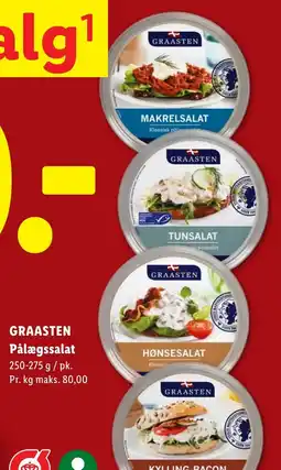 Lidl GRAASTEN Pålægssalat tilbud