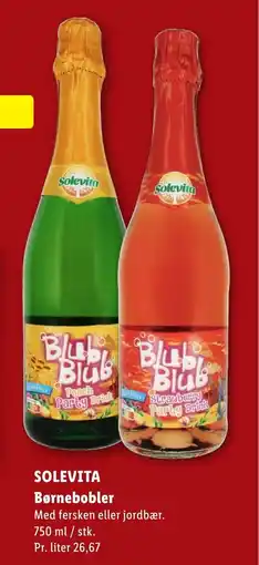 Lidl SOLEVITA Børnebobler tilbud