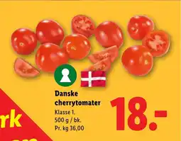 Lidl Danske cherrytomater tilbud