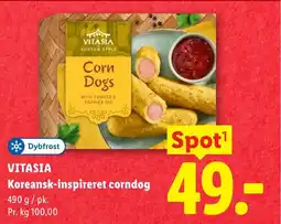 Lidl VITASIA Koreansk-inspireret corndog tilbud
