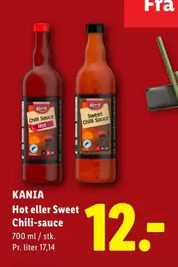 Lidl KANIA Hot eller Sweet Chili-sauce tilbud