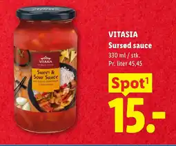 Lidl VITASIA Sursød sauce tilbud