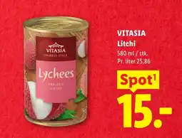 Lidl VITASIA Litchi tilbud