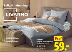 Lidl LIVARNO Sengetøj i mikrofibersatin tilbud
