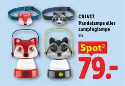 Lidl CRIVIT Pandelampe eller campinglampe tilbud