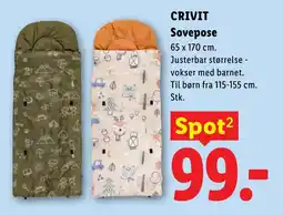 Lidl CRIVIT Sovepose tilbud