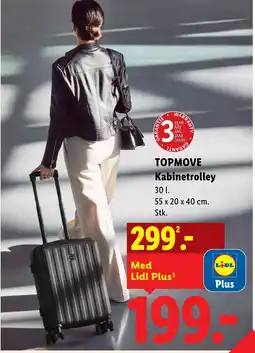 Lidl TOPMOVE Kabinetrolley tilbud