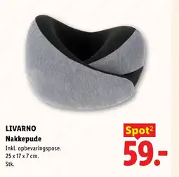 Lidl LIVARNO Nakkepude tilbud