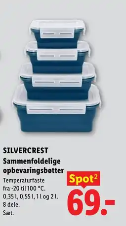 Lidl SILVERCREST Sammenfoldelige opbevaringsbøtter tilbud